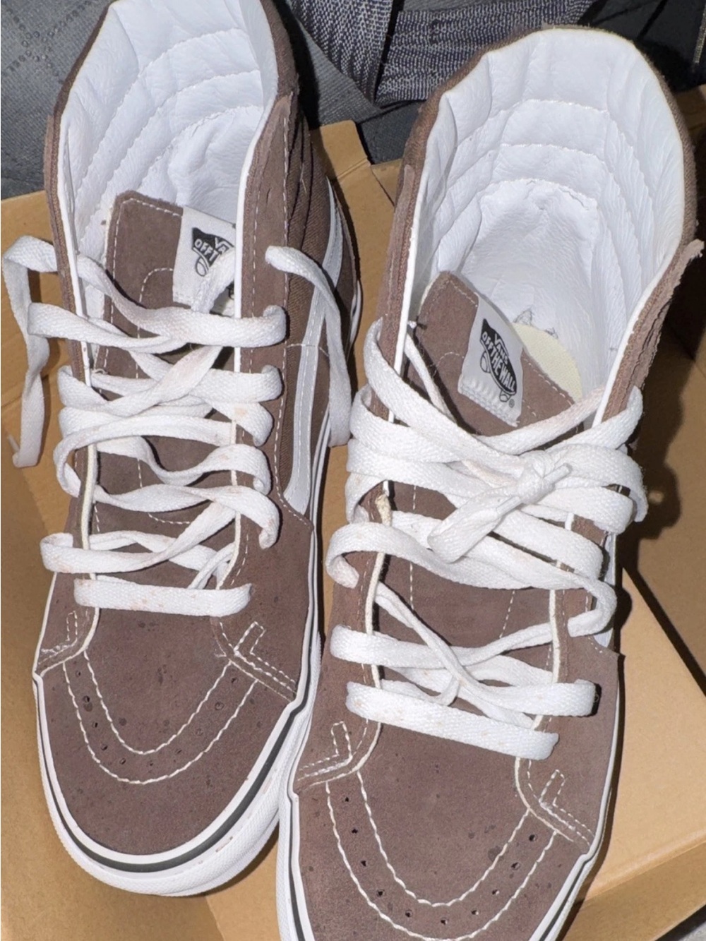 Vans Sk8-Hi Rain Drum/True White High-Top Sneakers